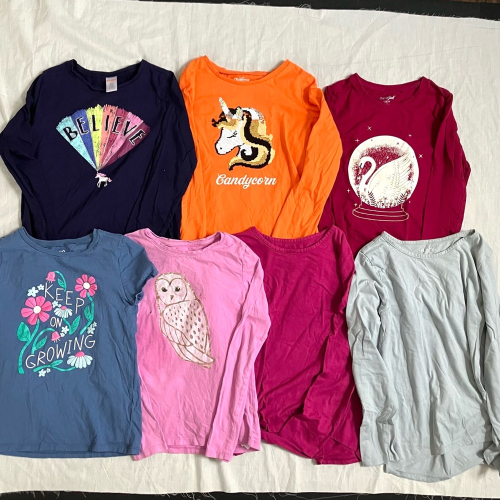 7 Girl’s Tops Size 10-12